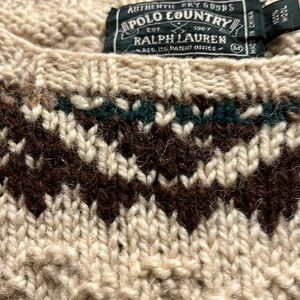 Polo Ralph Lauren 100% wool sweater